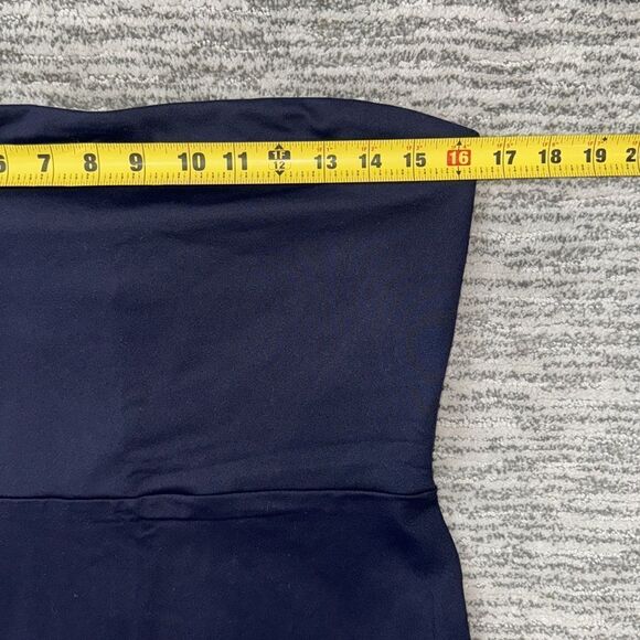NWT Susana Monaco Navy Tube Ruffle Dress Maxi XL Revolve - Picture 8 of 13